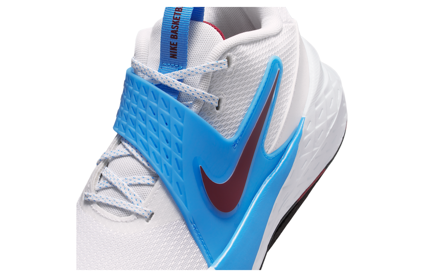 Nike Team Hustle D 12 Gs White / University Blue