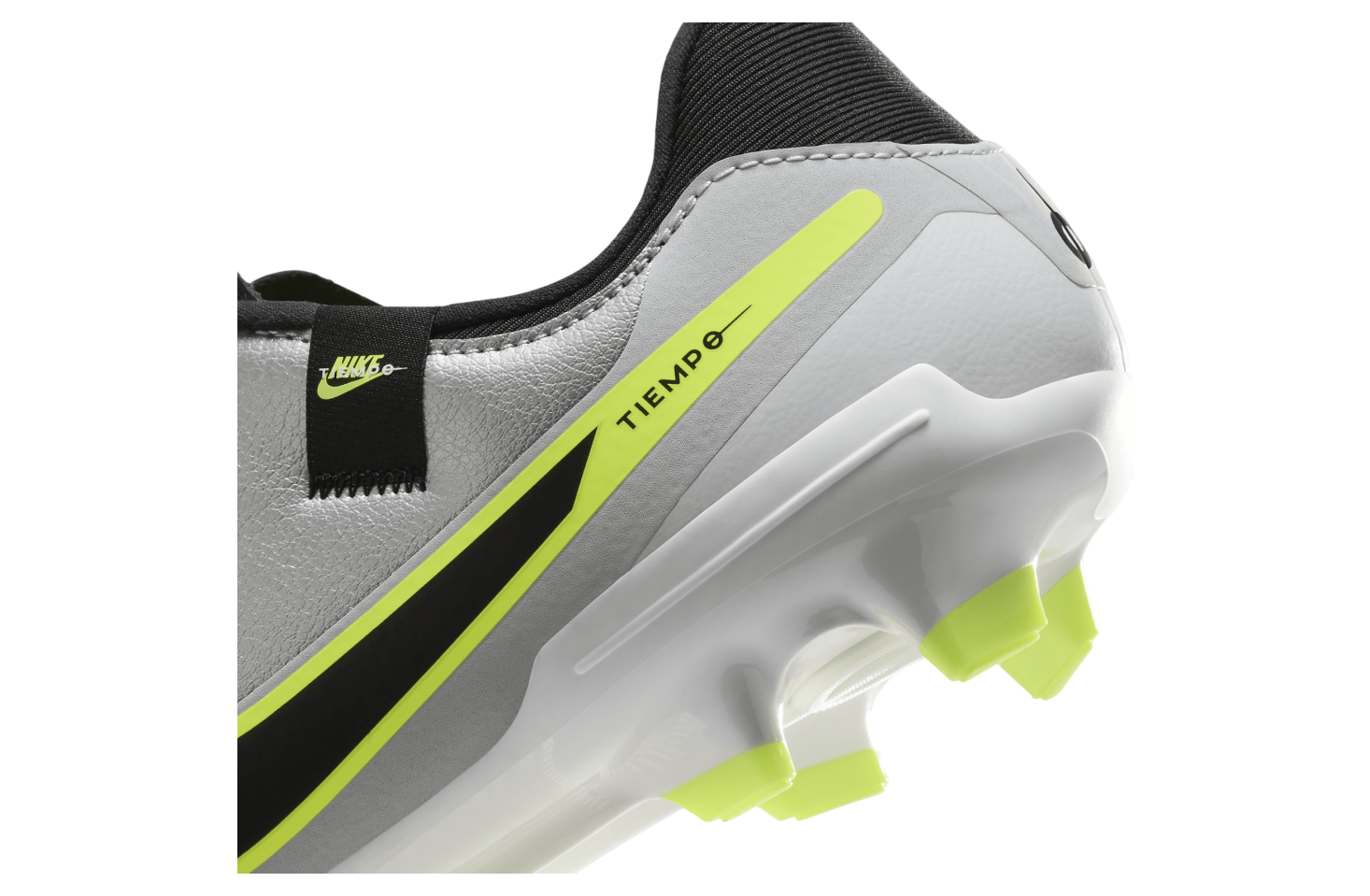 Nike Tiempo Legend 10 Academy Low MG Metallic Silver / Volt