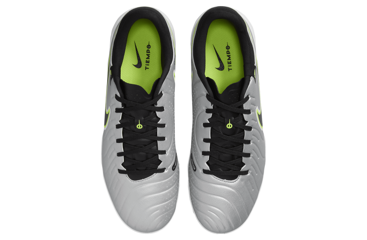 Nike Tiempo Legend 10 Academy Low TF Metallic Silver / Volt