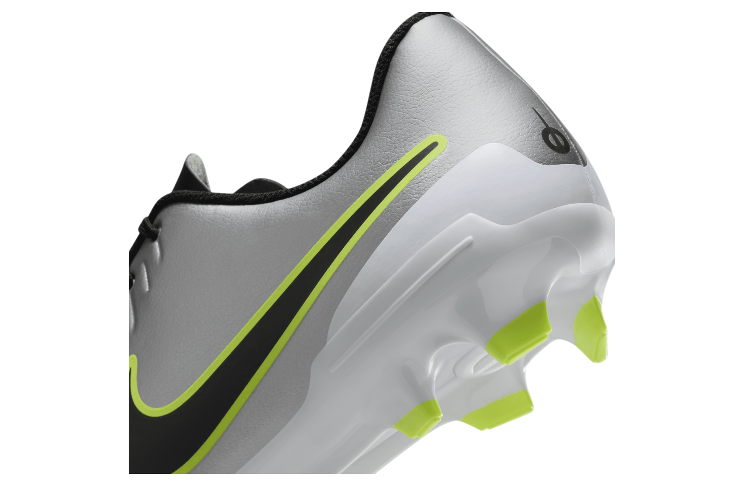 Nike Tiempo Legend 10 Club Low MG Metallic Silver / Volt