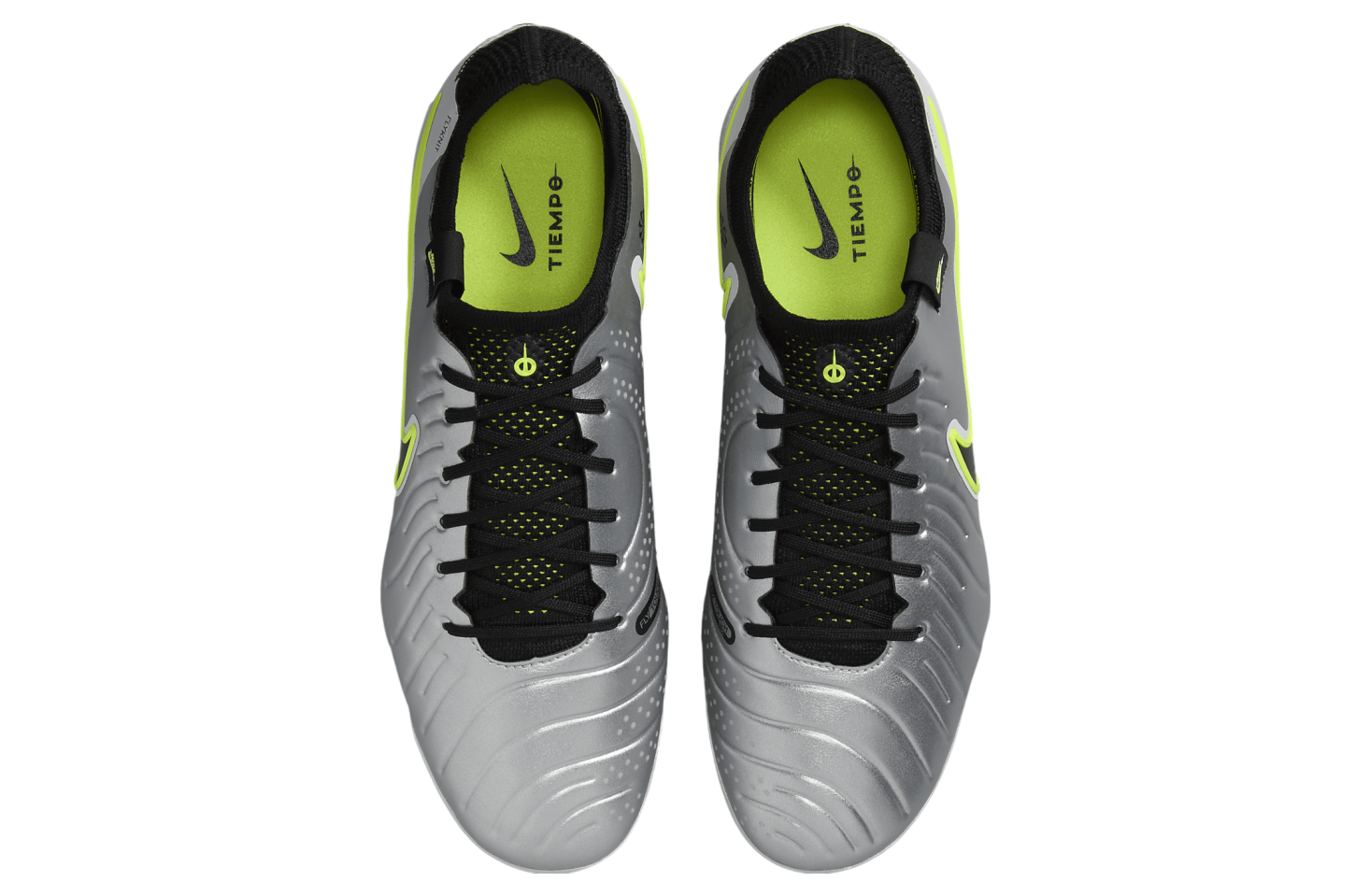 Nike Tiempo Legend 10 Elite AG Metallic Silver / Volt