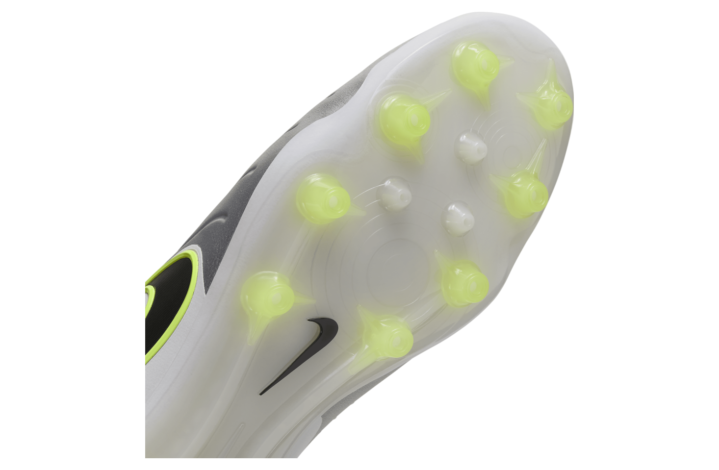 Nike Tiempo Legend 10 Elite AG Metallic Silver / Volt