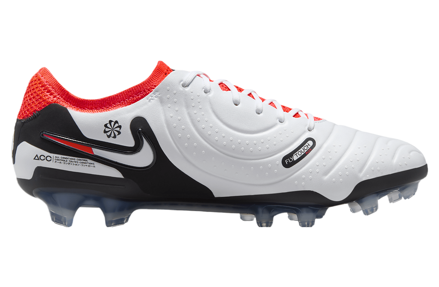 Nike Tiempo Legend 10 Elite FG White / Bright Crimson