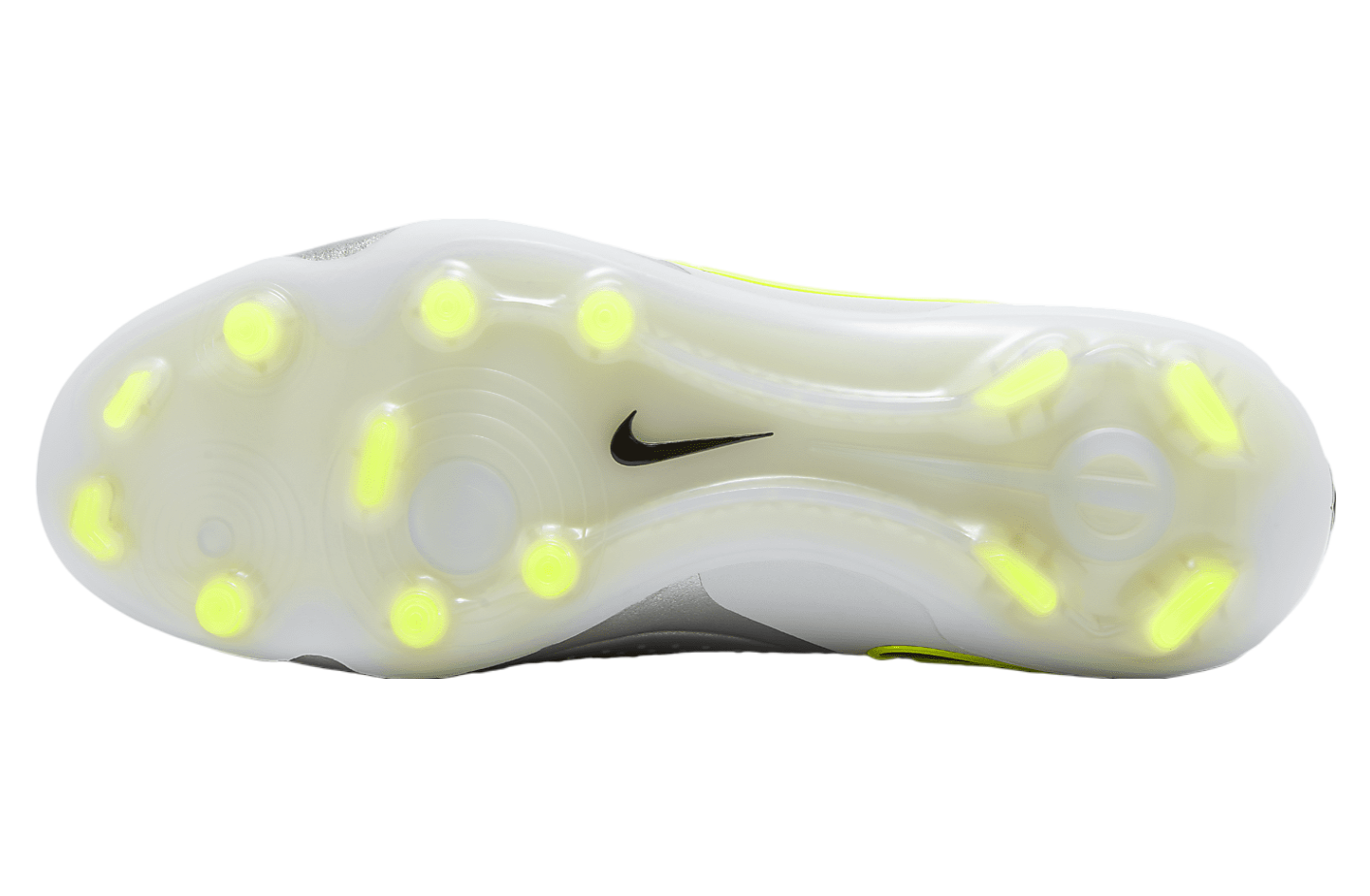 Nike Tiempo Legend 10 Elite Low FG Metallic Silver / Volt