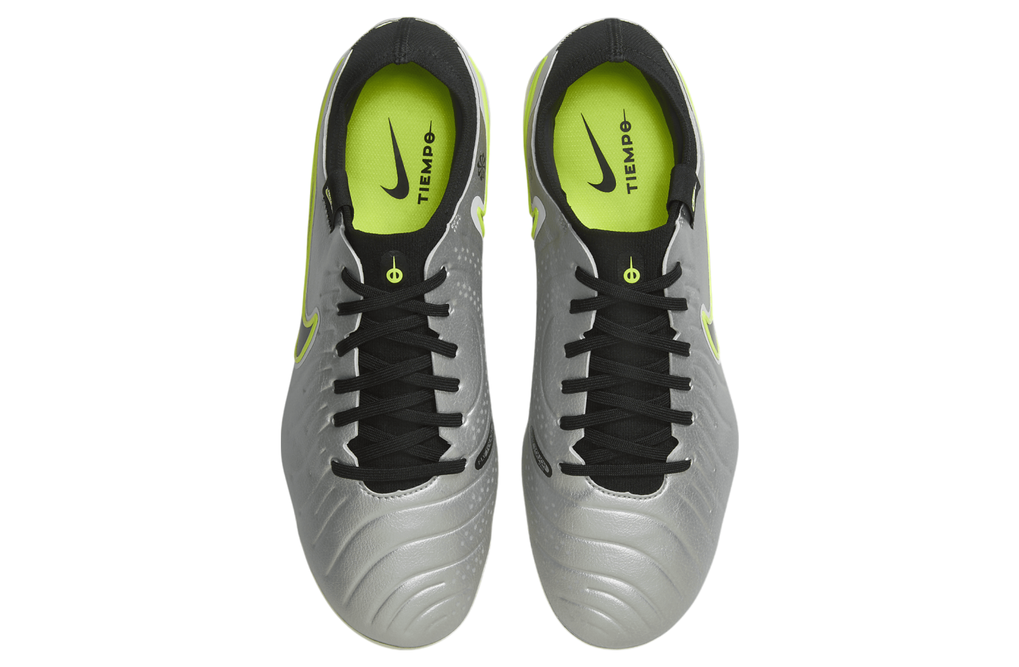 Nike Tiempo Legend 10 Pro Low AG Metallic Silver / Volt