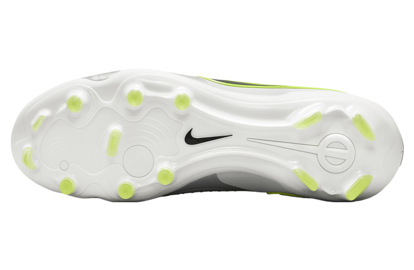 Nike Tiempo Legend 10 Pro Low FG Metallic Silver / Volt