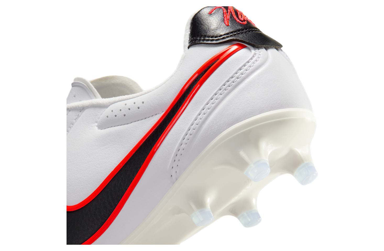 Nike Tiempo Ligera Pro Low FG White / Bright Crimson