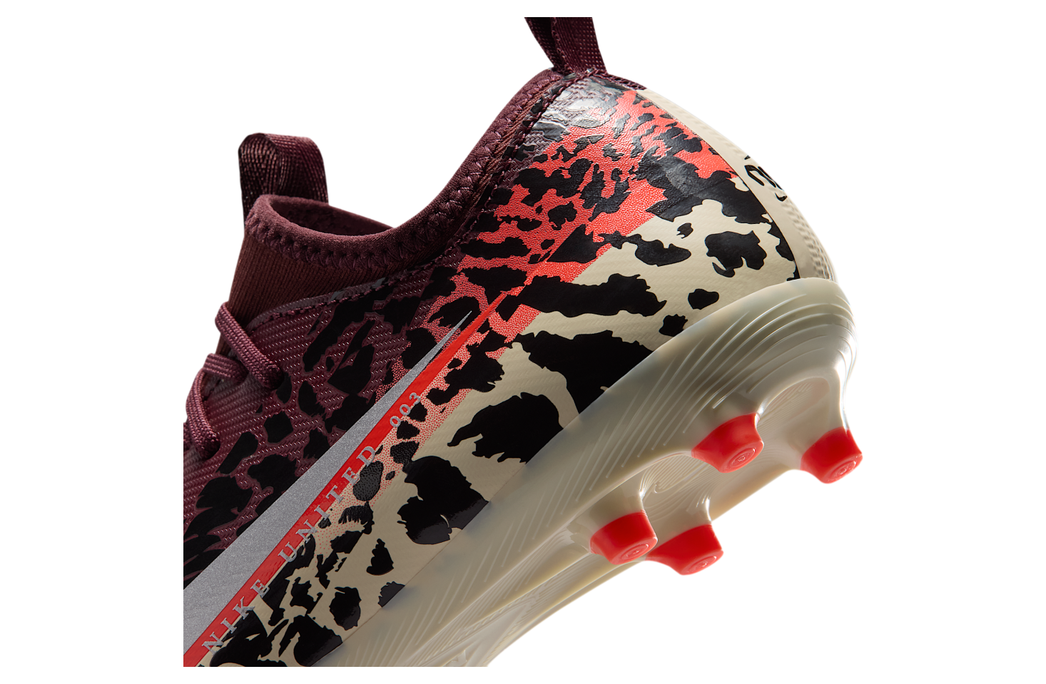 Nike United Jr Mercurial Vapor 16 Academy GS Low MG Burgundy Crush / University Red