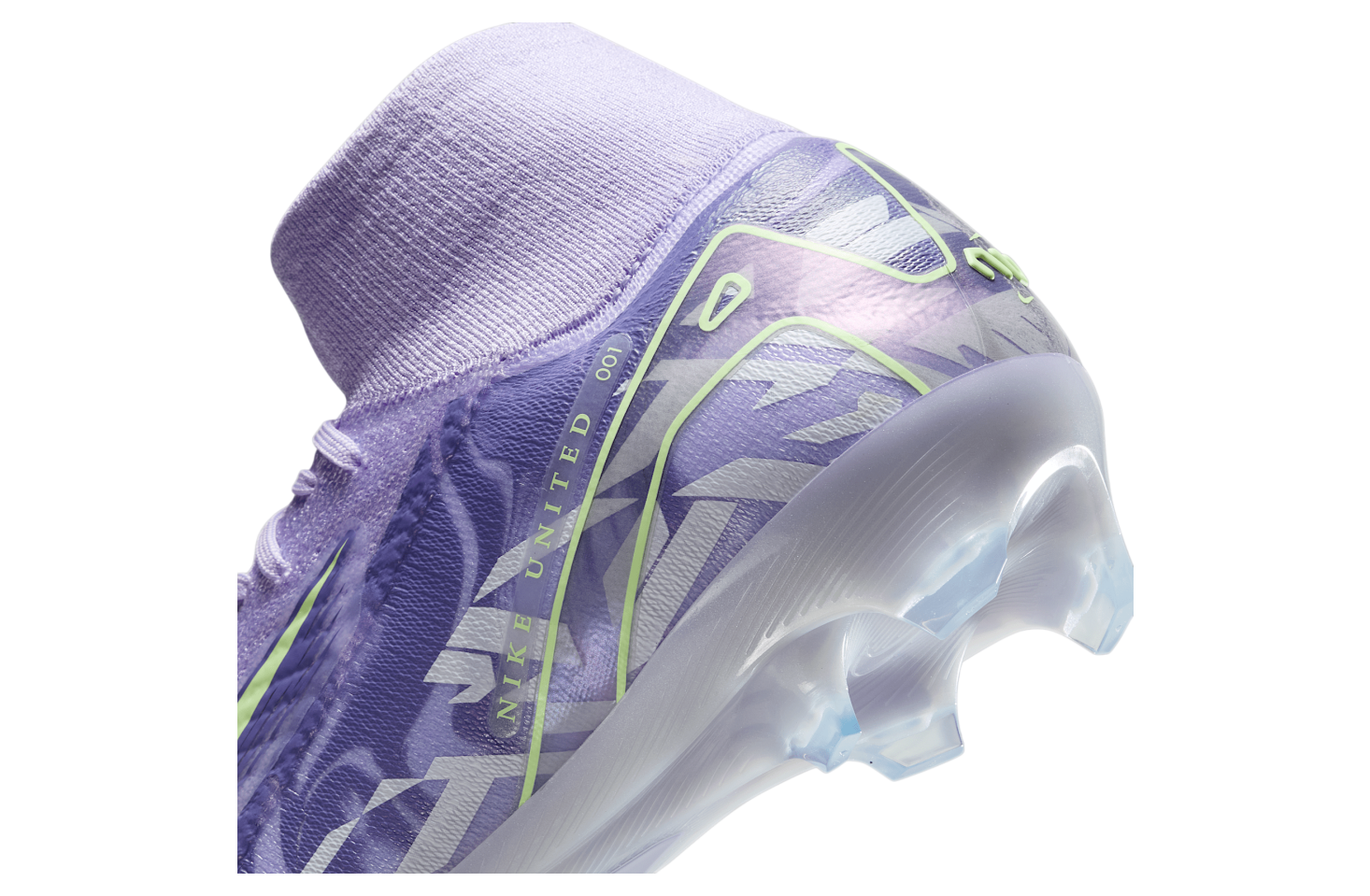 Nike United Mercurial Superfly 10 Elite High FG Purple Agate / Barely Volt
