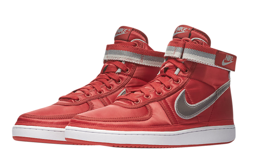 Nike Vandal High Supreme Red Metallic Silver - KicksOnFire.com