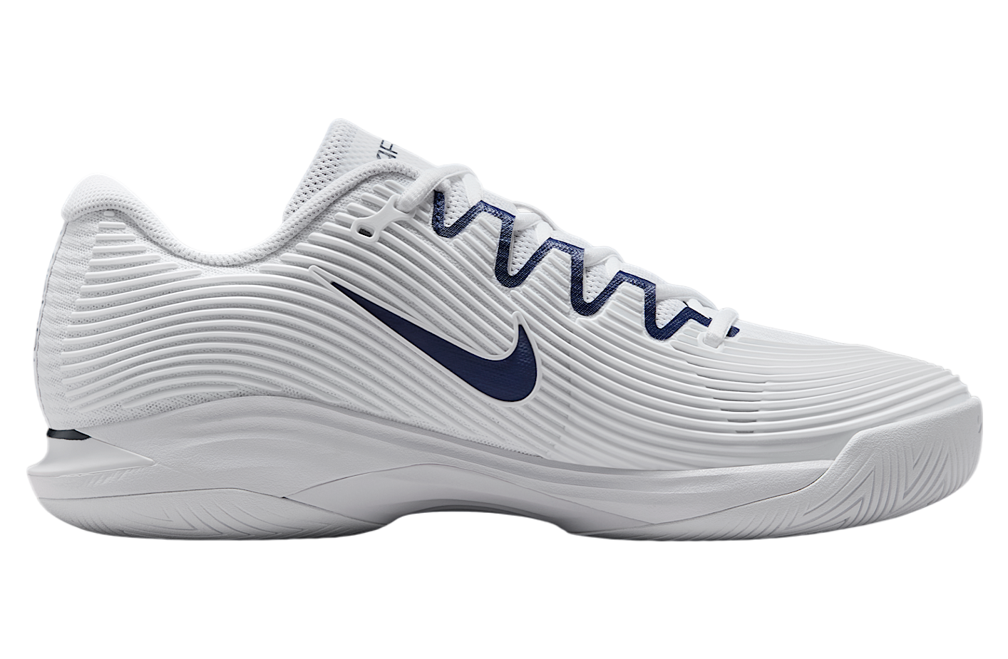 Nike Vapor 12 White / Midnight Navy (hard Court)