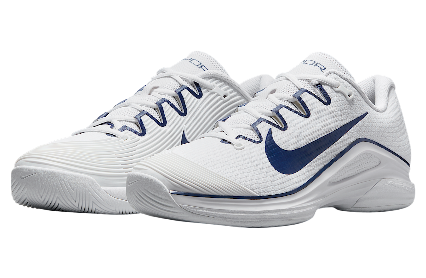 Nike Vapor 12 White / Midnight Navy (hard Court)