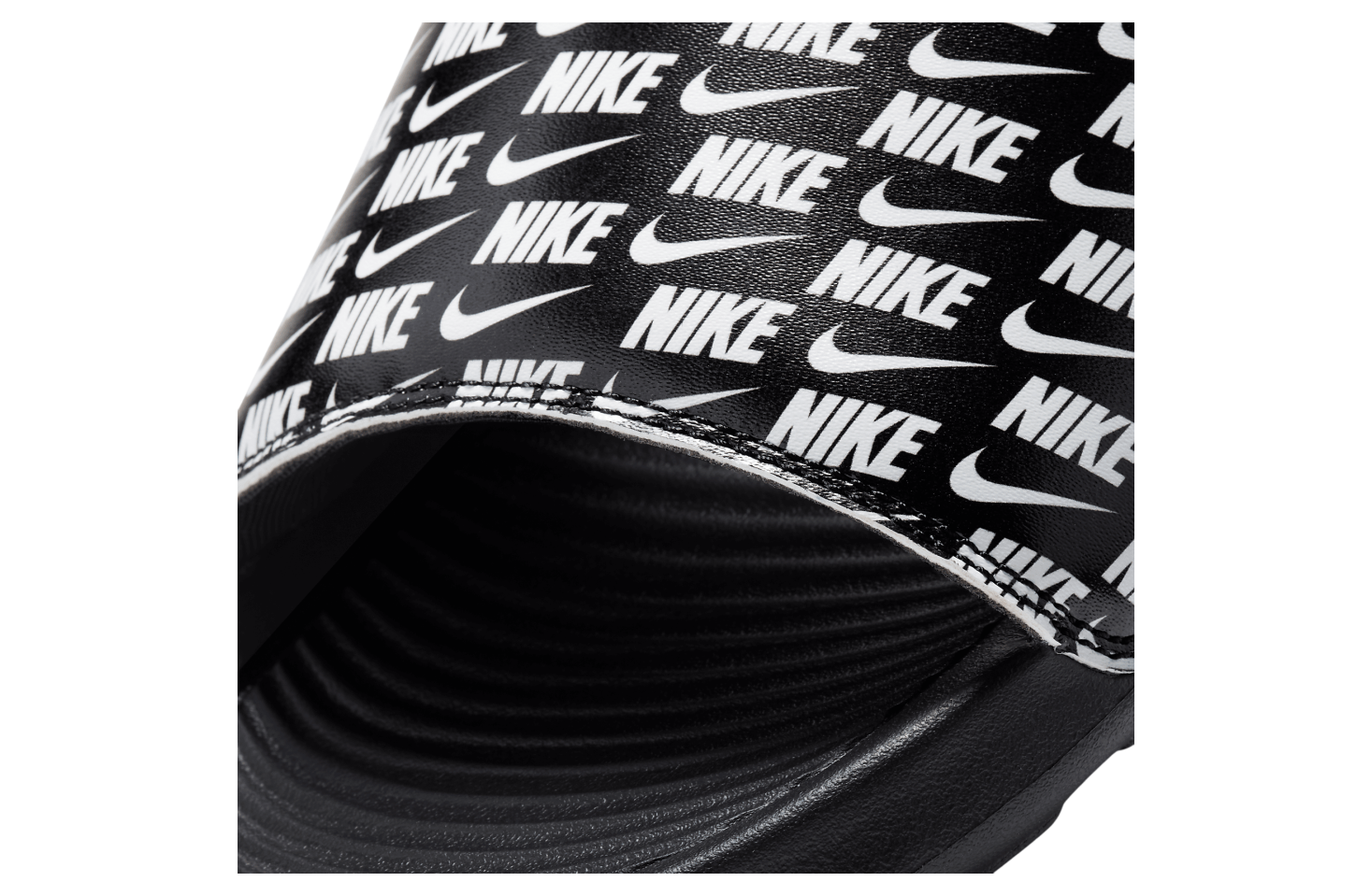 Nike Victori One Black / White Printed Slides