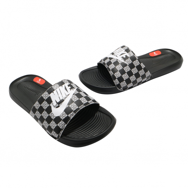 Nike Victori One Slide Print Black White