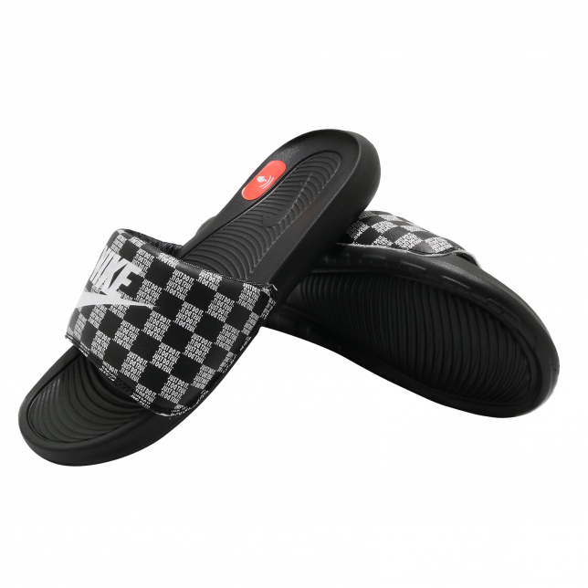 Nike Victori One Slide Print Black White