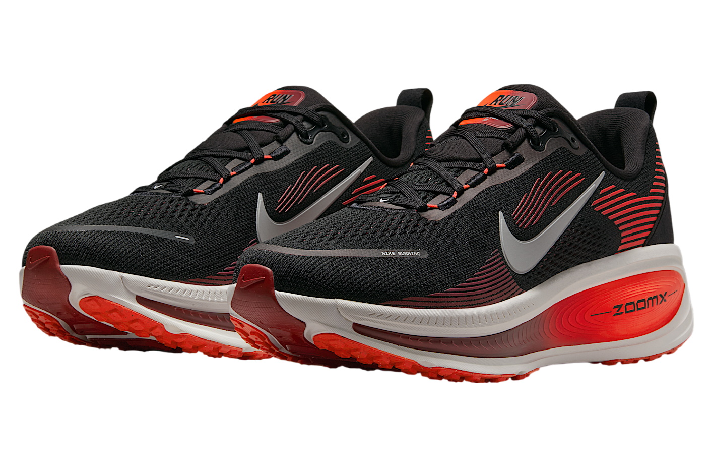 Nike Vomero 18 Black / Bright Crimson