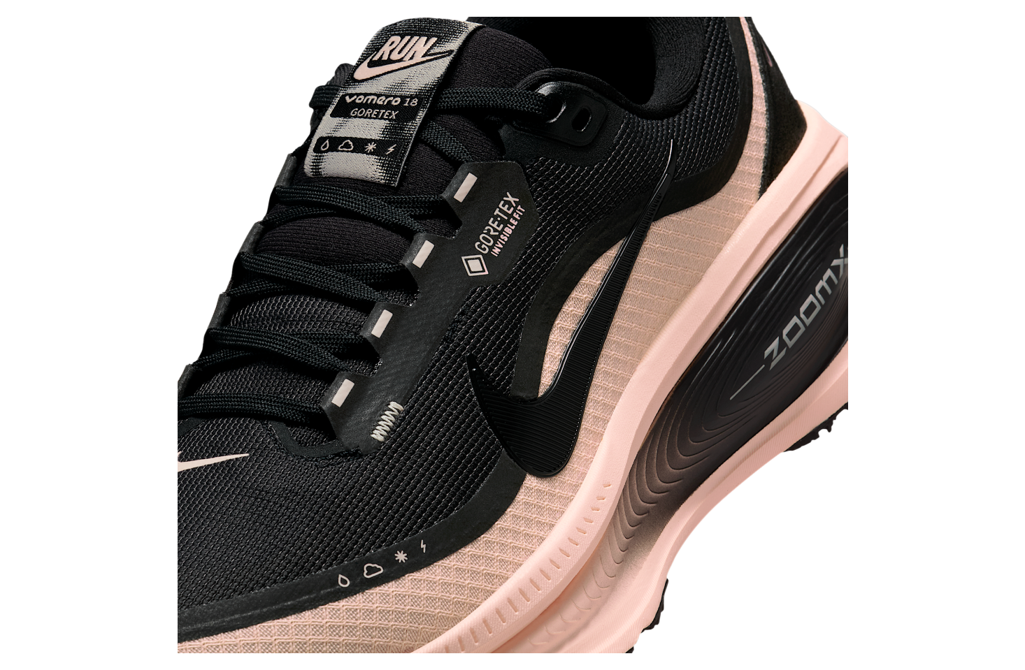 Nike Vomero 18 Gore-Tex WMNS Black / Crimson Tint - Oct 2025