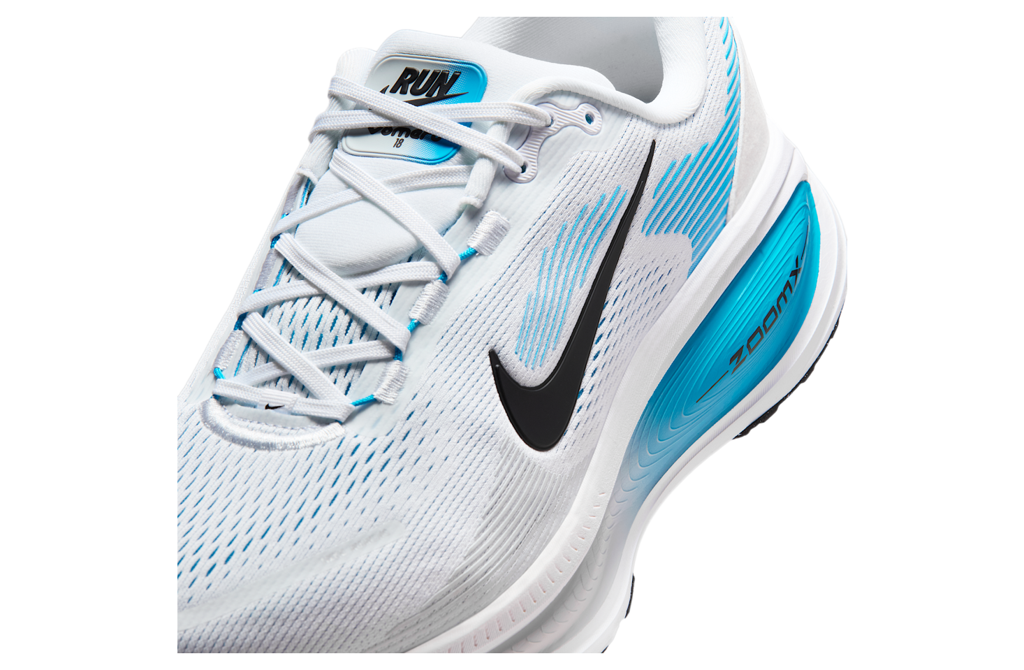 Nike Vomero 18 White / Blue Hero (extra Wide)