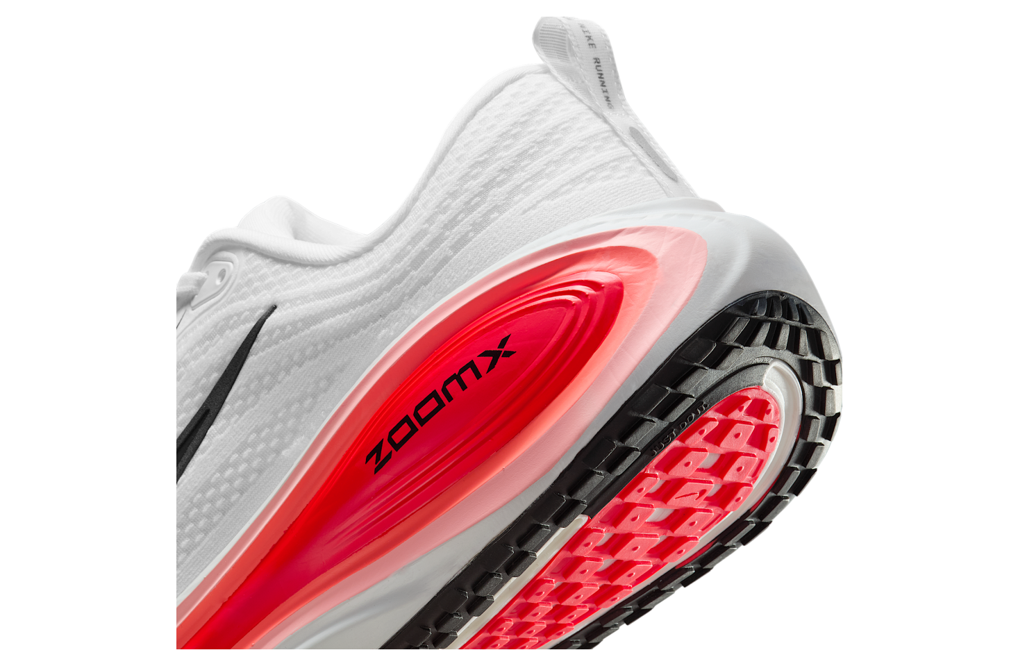 Nike Vomero Plus White / Bright Crimson (Extra Wide)