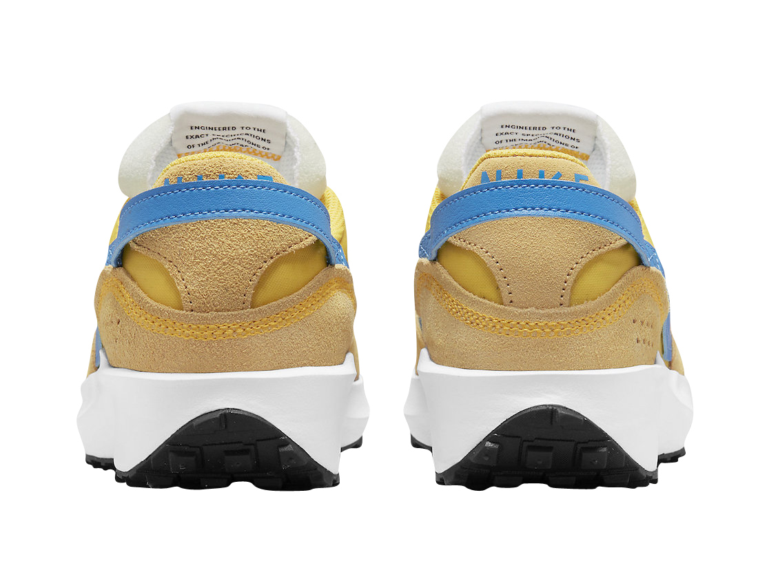 Nike Waffle Debut Yellow Blue - Feb 2022 - DH9523-700