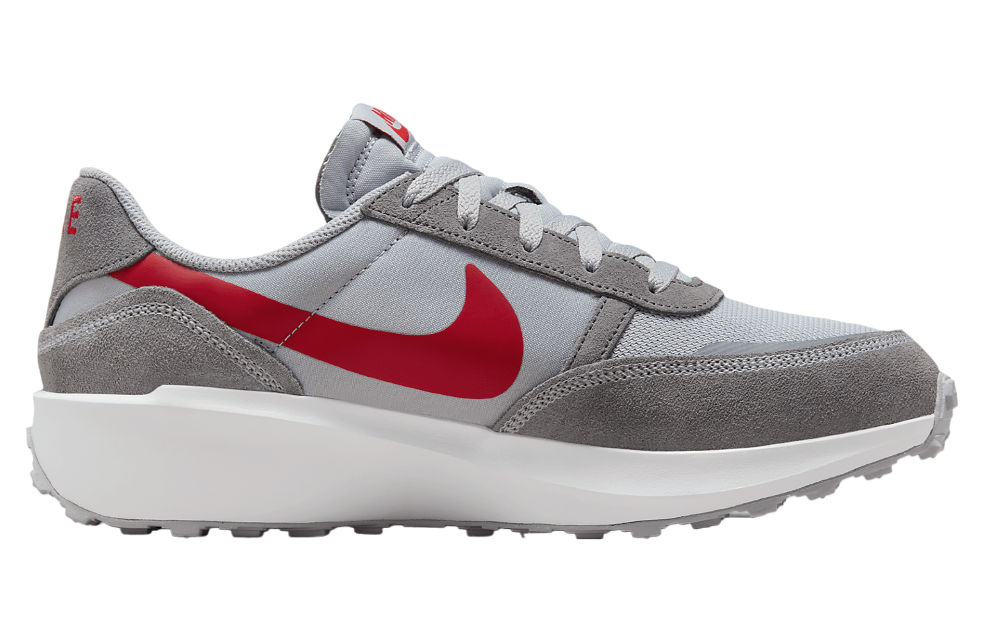 Nike Waffle Nav Wolf Grey / University Red