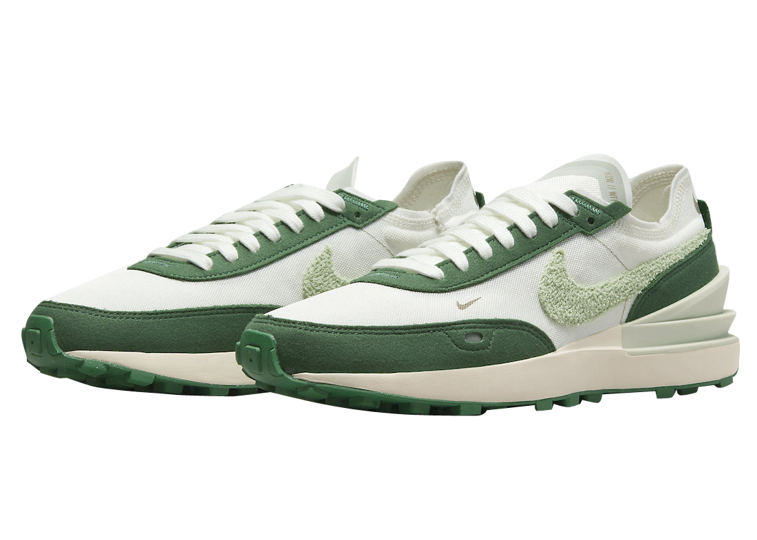 Nike Waffle One White Green - Jul 2022 - DX8958-100