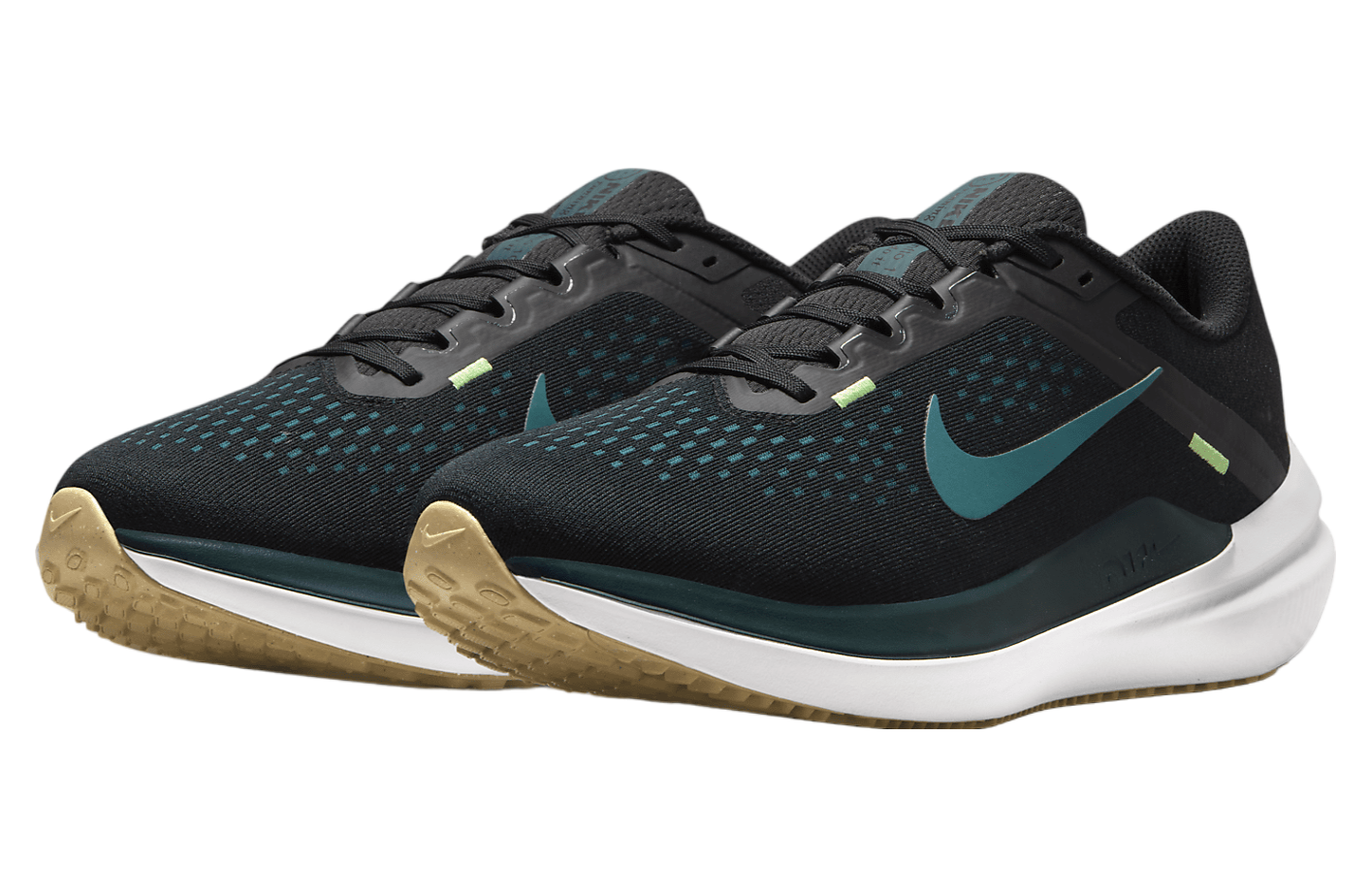 Nike Winflo 10 Black / Deep Jungle