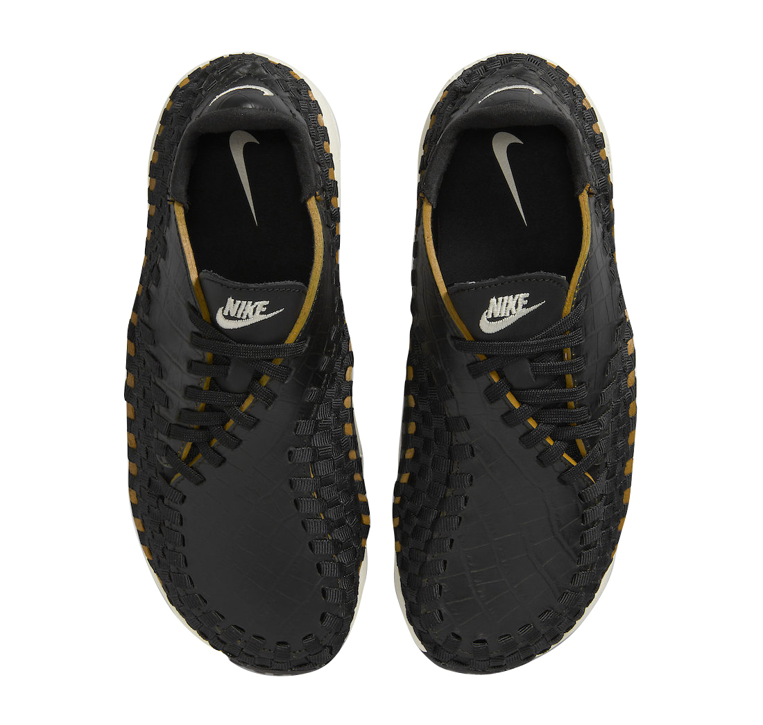 Nike WMNS Air Footscape Woven Premium Black Croc FQ8129-010