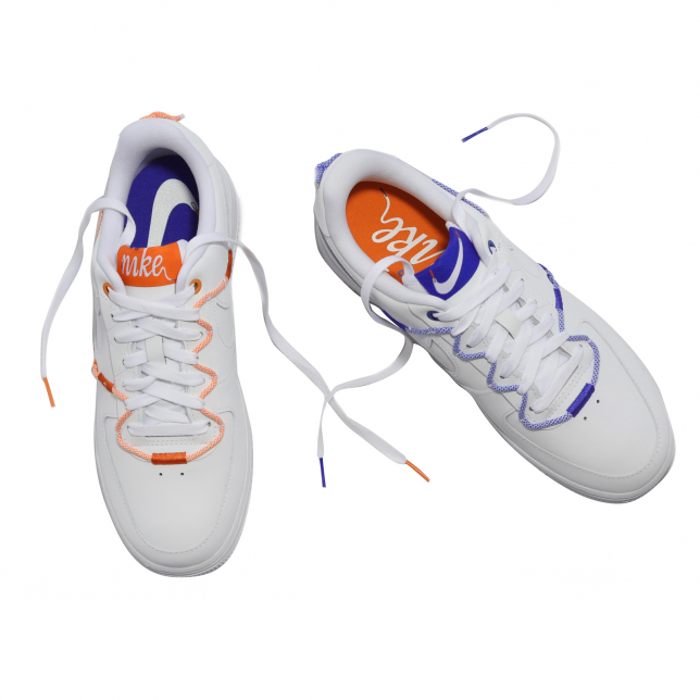 Nike Air Force 1 Low '07 LX White Orange Blue (Women's) - DH4408-100 - US