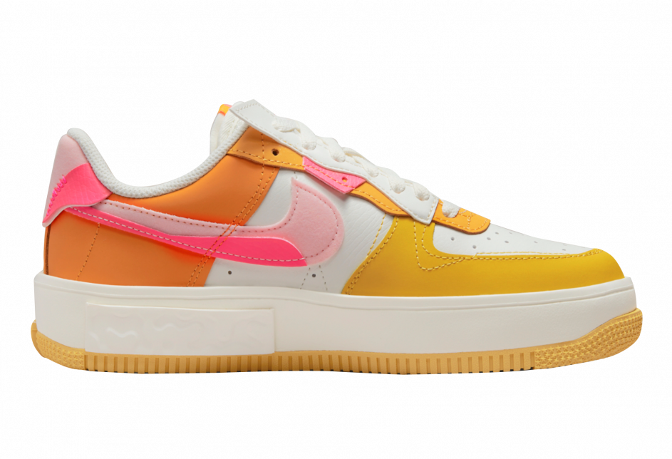 Nike Air Force 1 Custom Shoes Yellow Daisy Flower Pink Swoosh Sneakers All  Sizes
