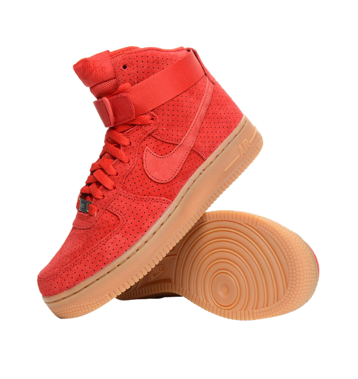 Nike WMNS Air Force 1 Hi Suede University Red 749266-601