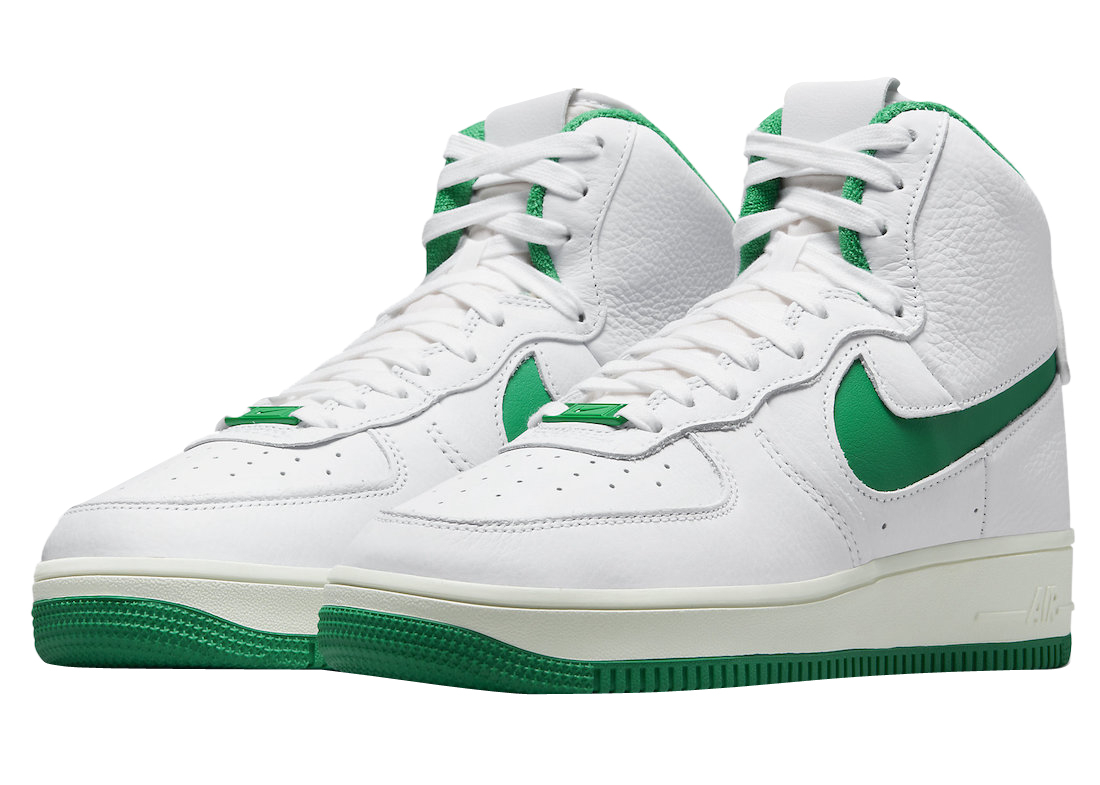 Nike WMNS Air Force 1 High Sculpt White Green DQ5007-100