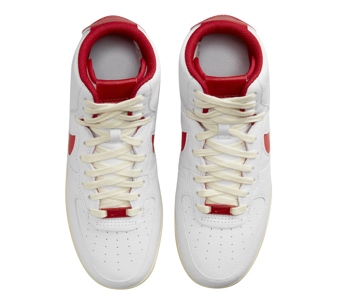 Nike WMNS Air Force 1 High Sculpt White Gym Red FN3500-100 ...