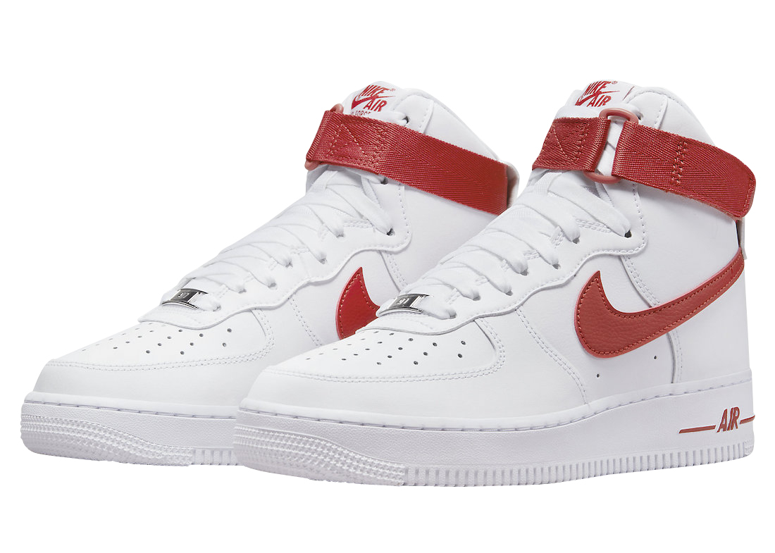 Nike WMNS Air Force 1 High White Cinnabar DD9624-102