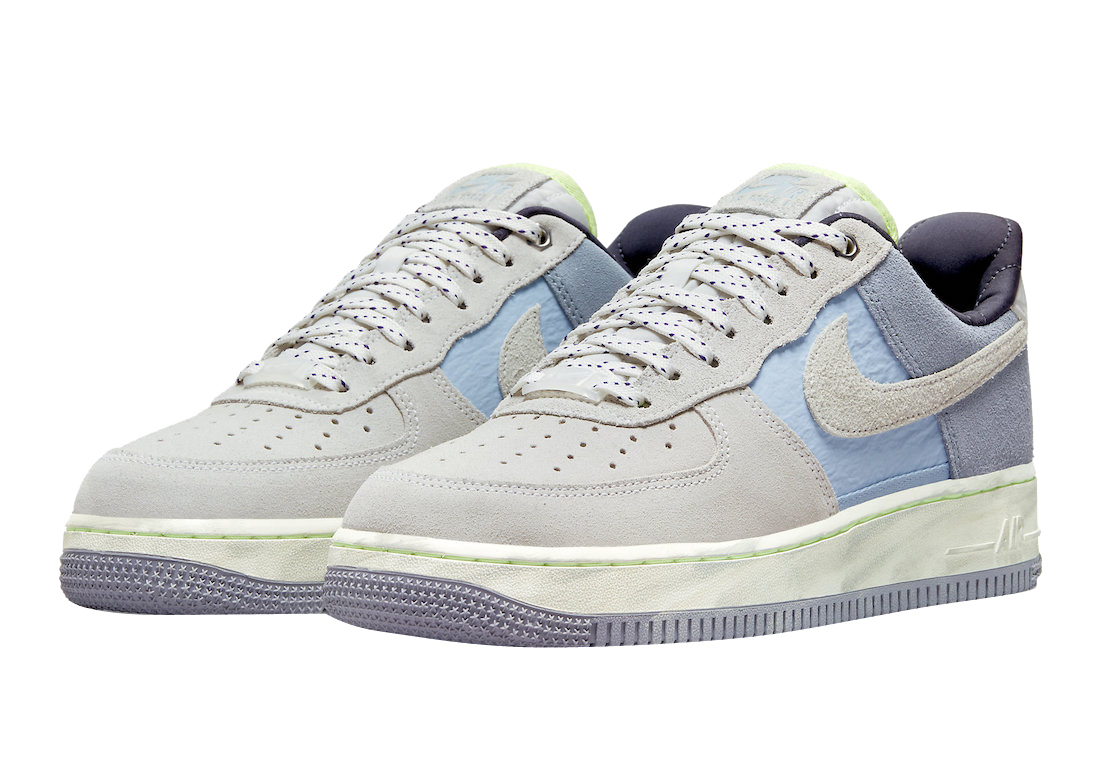 Nike WMNS Air Force 1 Low 07 LX Greystone Light Blue DO2339-114