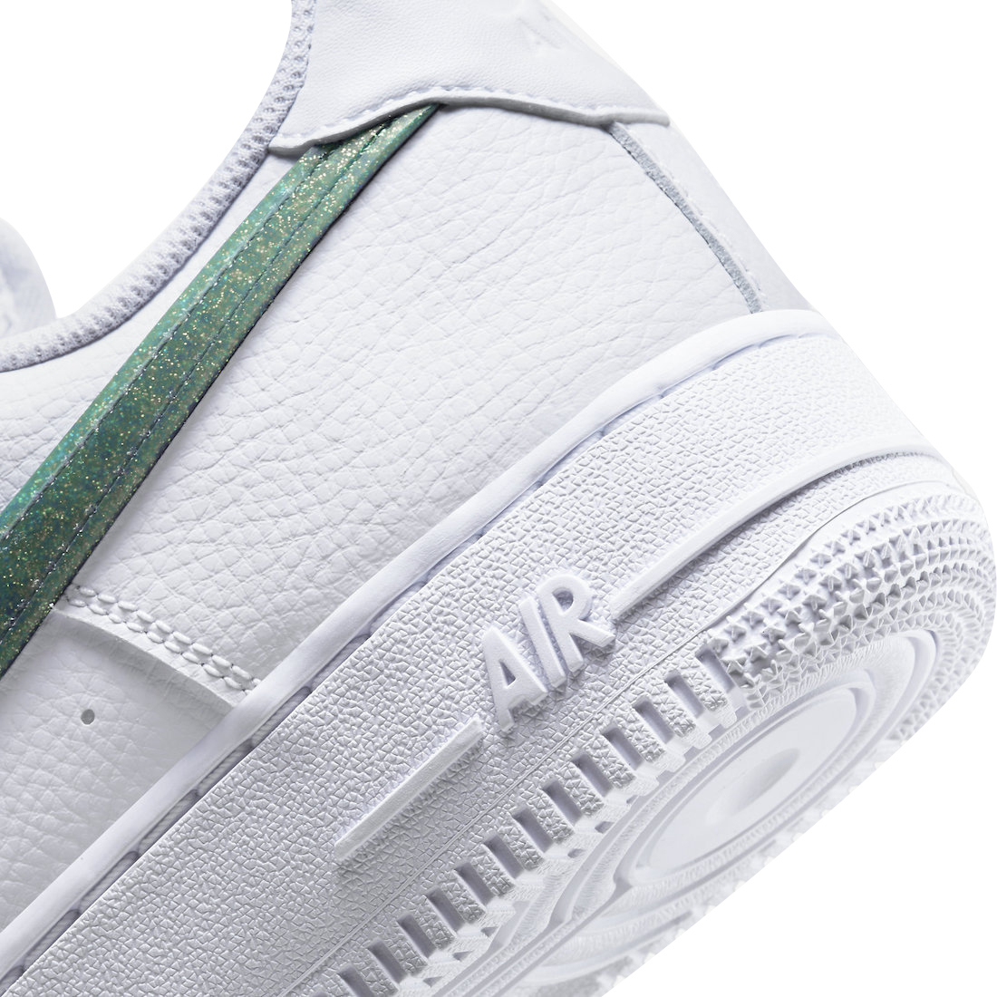 Nike WMNS Air Force 1 Low Glitter Swoosh Green