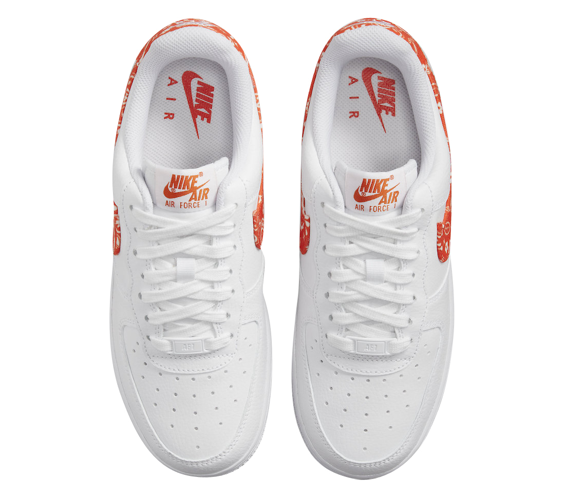 Nike WMNS Air Force 1 Low Orange Paisley DJ9942-102
