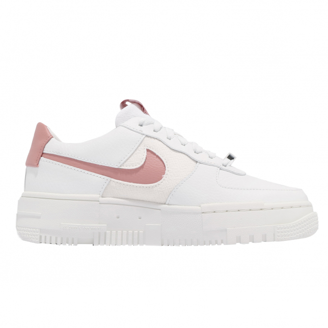 Nike Wmns Air Force 1 Low Pixel Summit White Rust Pink