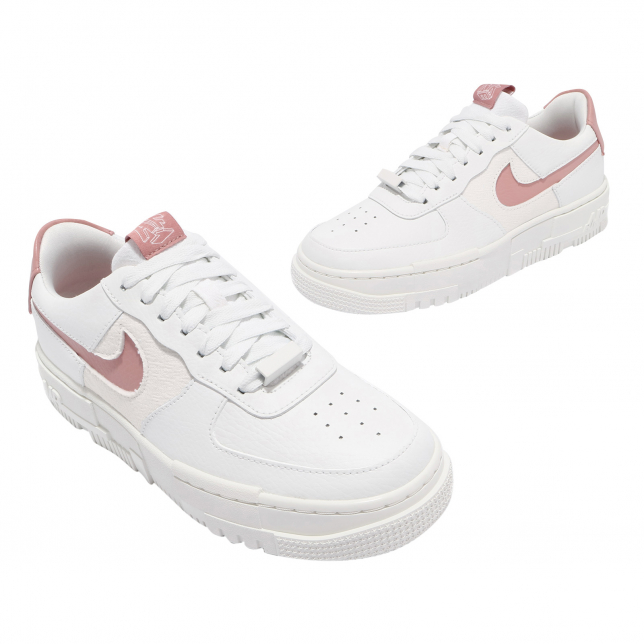 Nike WMNS Air Force 1 Low Pixel Summit White Rust Pink CK6649103