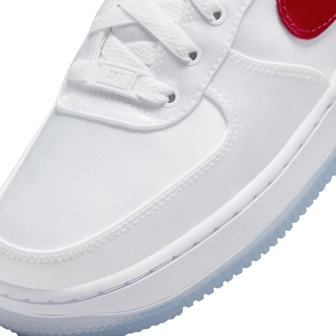 Nike WMNS Air Force 1 Low Satin White Red