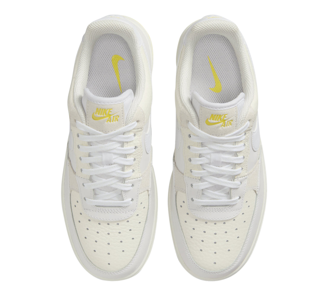 Nike WMNS Air Force 1 Low Summit White Opti Yellow FQ0709-100