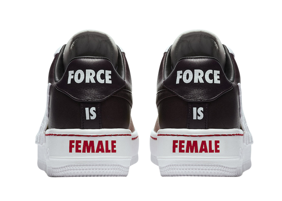 Nike WMNS Air Force 1 Low Upstep Force Is Female Port Wine Bright Cactus