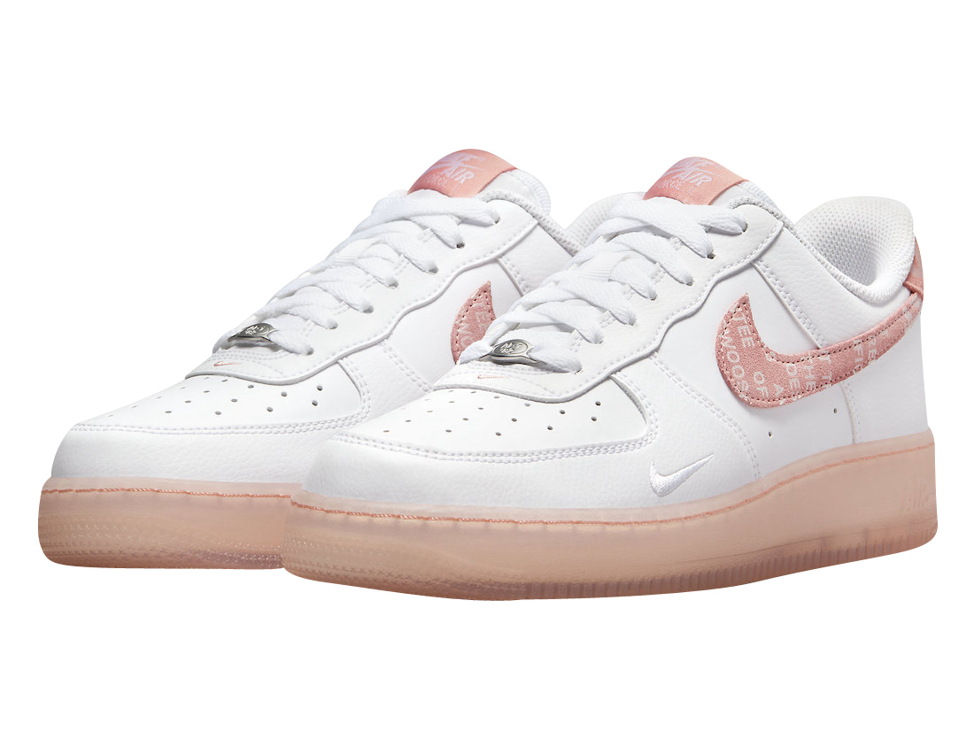 Nike WMNS Air Force 1 Low White Pink - Mar 2022 - DQ5019-100