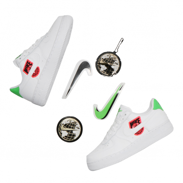 Nike WMNS AIr Force 1 Low Worldwide White Flash Crimson - Jun 2020 - CT1414100