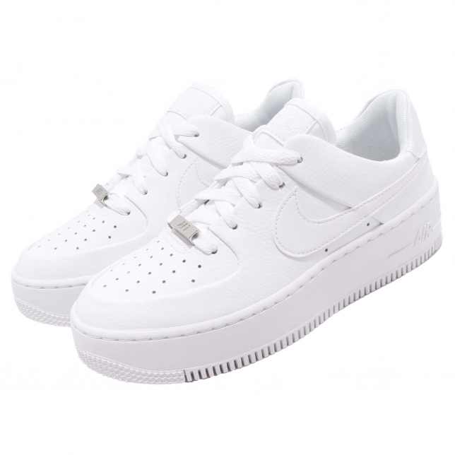 nike air force 1 sage low white womens