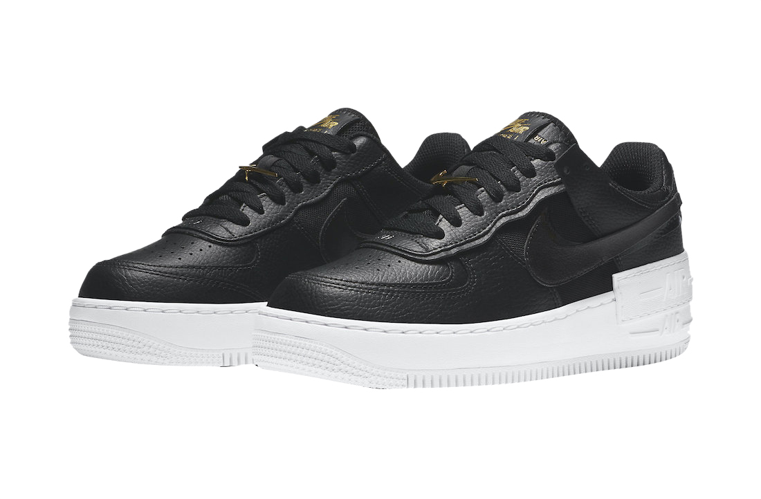 Nike WMNS Air Force 1 Shadow Black Gold