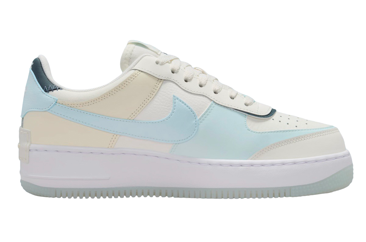 Nike WMNS Air Force 1 Shadow Glacier Blue - Jun 2024 - DZ1847-107