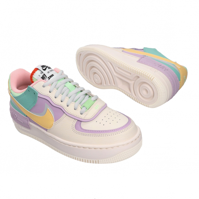Nike Women's Air Force 1 Shadow Pale Ivory/Celestial Gold - CI0919-101