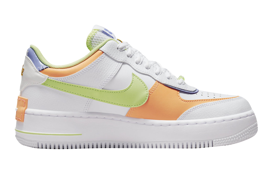 Nike WMNS Air Force 1 Shadow White Multicolor - Jul. 2022 - DX3718-100