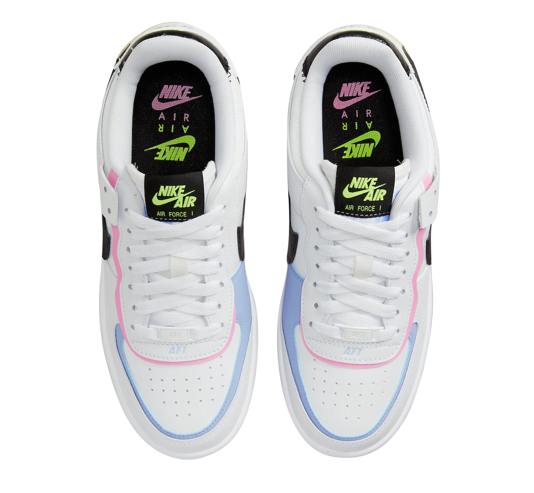 Nike WMNS Air Force 1 Shadow White Pink Blue